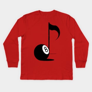 Eighth Note Kids Long Sleeve T-Shirt